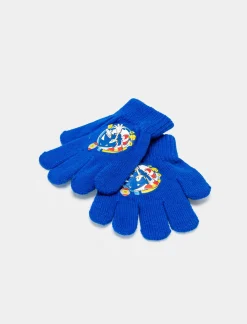 Piazza Italia Guanti da bambino con stampe licenze Cartoons - Blu Online