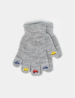 Piazza Italia Guanto da bambino basico - Grigio chiaro Clearance