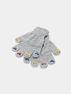 Piazza Italia Guanto da bambino basico - Grigio chiaro Clearance