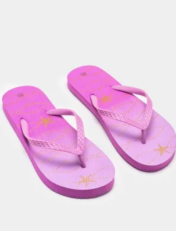 Piazza Italia Infradito stampa stelle marine da donna - Viola Flash Sale