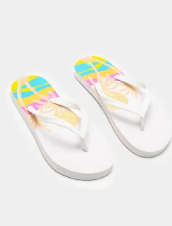 Piazza Italia Infraditto stampa tropicale da donna - Bianco New