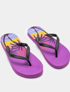 Piazza Italia Infraditto stampa tropicale da donna - Nero Outlet