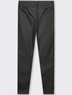 Piazza Italia Jeans 5 tasche vita alta super skinny effetto spalmato - Nero Discount