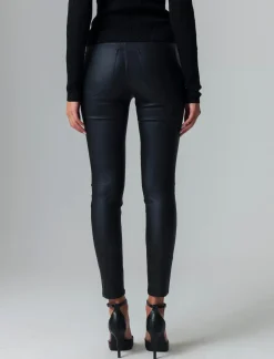 Piazza Italia Jeans 5 tasche vita alta super skinny effetto spalmato - Nero Discount