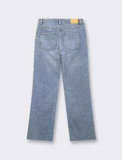 Piazza Italia Jeans cinque tasche gamba dritta regular waist - Denim Blu Flash Sale