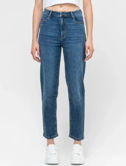 Piazza Italia Jeans cinque tasche mom fit regular waist - Denim Blu Best