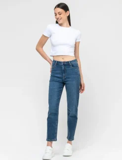 Piazza Italia Jeans cinque tasche mom fit regular waist - Denim Blu Best