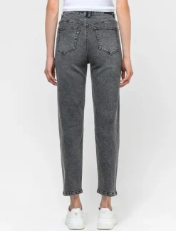 Piazza Italia Jeans cinque tasche mom fit regular waist - Grigio Online