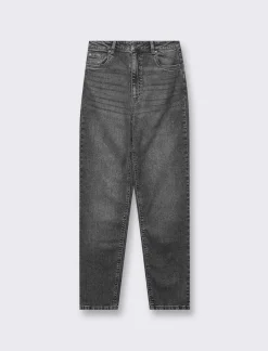 Piazza Italia Jeans cinque tasche mom fit regular waist - Grigio Online