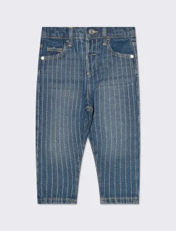 Piazza Italia Jeans con stampa argentata - Denim Best Sale