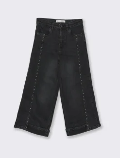 Piazza Italia Jeans culotte nero da bambina - Nero Best Sale