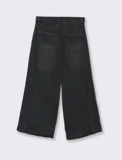 Piazza Italia Jeans culotte nero da bambina - Nero Best Sale