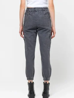 Piazza Italia Jeans jogger con tasconi e accessorio catena - Grigio Best