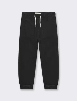 Piazza Italia Jeans modello jogger con lacci in vita stile casual - Nero Best