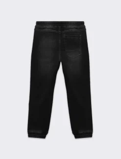 Piazza Italia Jeans modello jogger con lacci in vita stile casual - Nero Best