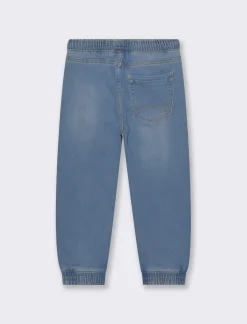 Piazza Italia Jeans modello jogger con lacci in vita stile casual - Denim chiaro Blu Best Sale