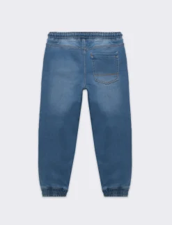 Piazza Italia Jeans modello jogger con lacci in vita stile casual - Denim chiaro Blu Best Sale