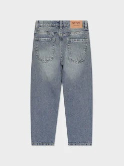 Piazza Italia Jeans modello regular con vita regolabile - Denim Blu Store