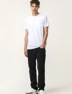 Piazza Italia Jeans regular fit a cinque tasch in tessuto denim stretch.Chiusura anteriore con cernierae bottone. - Nero Outlet