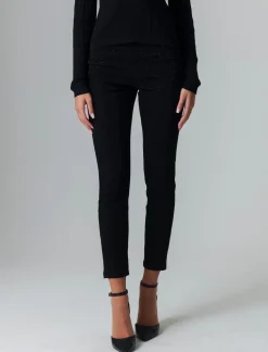 Piazza Italia Jeans skinny 5 tasche chiusura con bottoni e cerniera in metallo - Nero Cheap