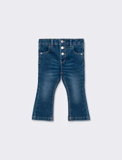 Piazza Italia Jeans stile giornaliero con bottoni, disponibile in store in 2 varianti colore. - Denim Blu Flash Sale