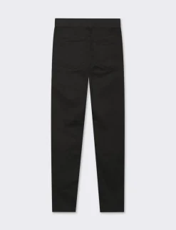 Piazza Italia Jegging a vita alta con banda elastica in vita e tasche frontali - Nero Discount