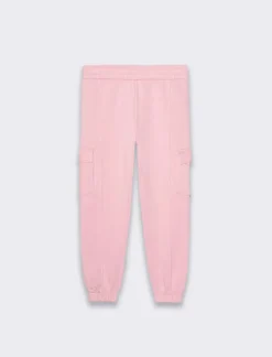 Piazza Italia Jogger cargo in felpa garzata in policotone - Rosa Flash Sale