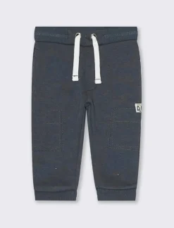 Piazza Italia Jogger con coulisse e applicazione patch - Blu Flash Sale