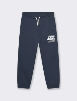 Piazza Italia Jogger con stampa da bambino - Blu Cheap