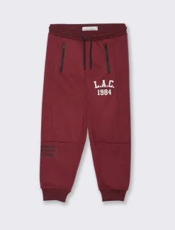 Piazza Italia JOGGER CON ZIP - Bordeaux Discount