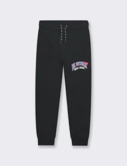 Piazza Italia Jogger da bambino in felpa con stampa anteriore - Nero Store