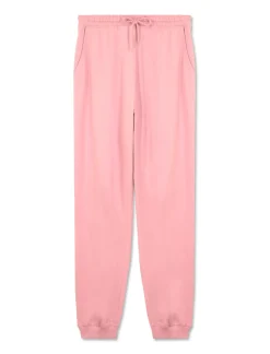 Piazza Italia Jogger in cotone, con coulisse, fondo in tessuto elastico a costina - cipolla Rosa Hot
