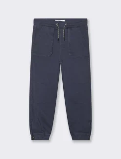 Piazza Italia JOGGER IN COTONE ELASTICO - Blu Discount