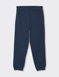 Piazza Italia Jogger in felpa con stampa sulla gamba hot wheels con coulisse in vita e costina al fondo - Blu Cheap