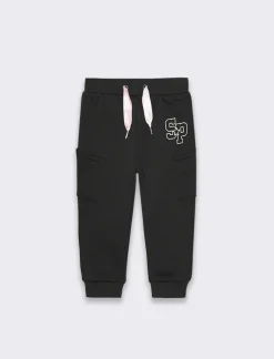 Piazza Italia Jogger in felpa con tasche laterali - Nero Sale