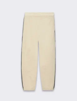 Piazza Italia Jogger in felpa garzata con ricamo frontale - Beige Hot