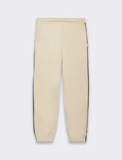 Piazza Italia Jogger in felpa garzata con stampa laterale e patch frontale - mel. Grigio Online