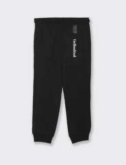 Piazza Italia Jogger in felpa garzata da bambino - Nero Discount