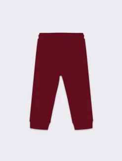 Piazza Italia Jogger in felpa garzataÂ con mini stampe - Bordeaux Hot