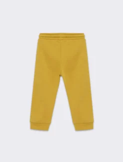 Piazza Italia Jogger in felpa garzataÂ con mini stampe - Ocra Best Sale