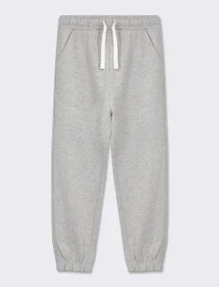 Piazza Italia Jogger in felpa tinta unita con tagli frontali, elastico e lacci in vita - mel. Grigio Cheap