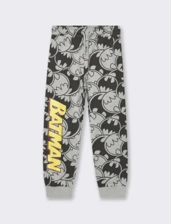 Piazza Italia Jogger vestibilità over size, stampata logo Batman con costina al fondo e ai polsi.  - Fantasia Multicolore Shop