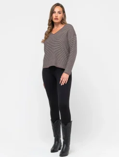 Piazza Italia Legging basico in punto milano e tasche sul retro - Nero Best Sale