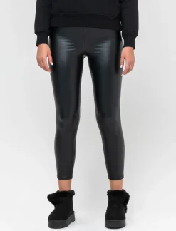 Piazza Italia Legging effetto pelle skinny basico - Nero Cheap