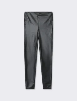 Piazza Italia Legging effetto pelle skinny basico - Nero Cheap