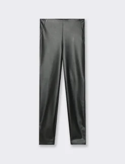 Piazza Italia Legging effetto pelle skinny basico - Nero Cheap