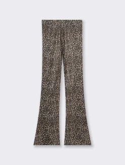 Piazza Italia Legging fantasia in punto milano modello flare con zip sul fianco - var 1 Cheap