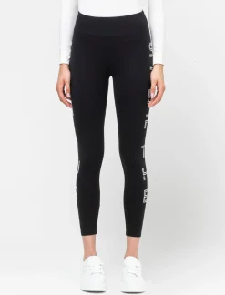 Piazza Italia Legging in jersey di cotone elastico con stampa laterale - var 1 Cheap