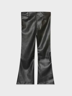 Piazza Italia Leggings a zampa in finta pelle con zip invisibile - Nero Store