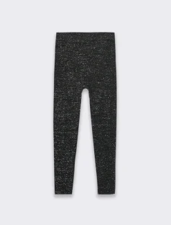 Piazza Italia Leggings effetto brillantinato da bambina - Nero Best